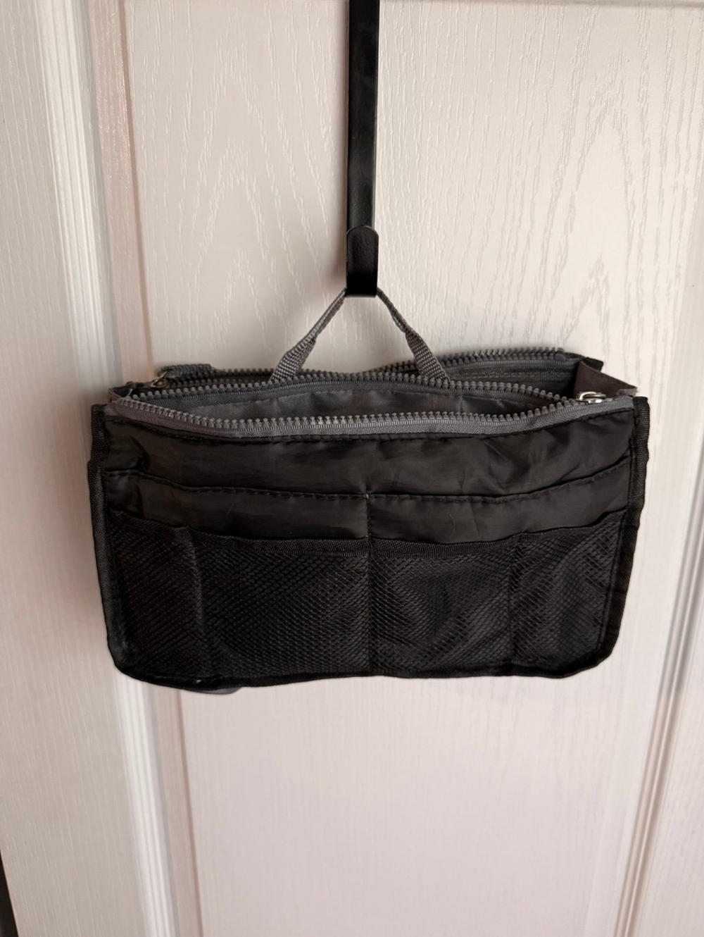 Black bag Organizer Insert - Compact Carry Pouch
